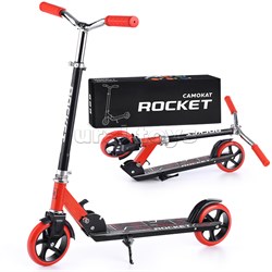 Самокат 2-х колесный ROCKET,колеса PU/ 145 мм,ABEC 7, красный UT-R0092.RD