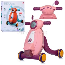 Ходунки "Мотобайк" свет, звук, розовый UT-922-605