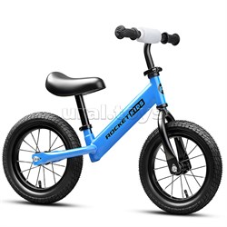 Беговел 12" Rocket R0043NEW-BL, колеса надувные, цвет синий UT-R0043NEW-BL