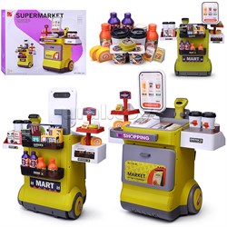 Игровой набор супермаркет "Добро пожаловать!" (48 предметов) в коробке UT-668-126