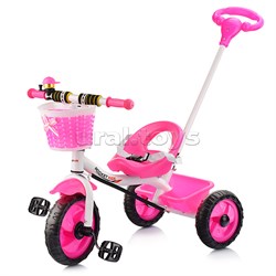 Велосипед 3-х колесный, бело-розовый UT-XEL-568T-1
