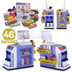 Игровой набор супермаркет "Эконом маркет" (46 предметов) в коробке UT-668-136
