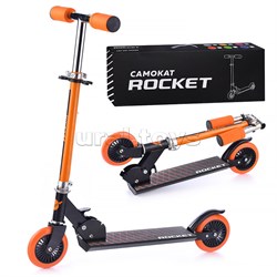 Самокат 2-х колесный ROCKET,колеса PU/ 125 мм,ABEC 7, оранжевый UT-R0089.OR