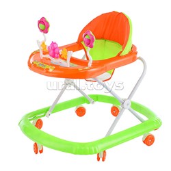 Ходунки "Бабочка с цветочками" (зеленый-оранжевый) в пакете UT-902-B-3