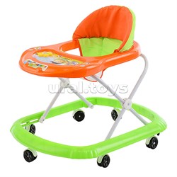 Ходунки "Цветок" со звуком (зеленый-оранжевый) в пакете UT-902-3