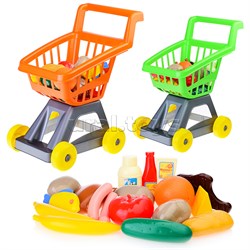 Тележка для супермаркета с продуктами UT-У999