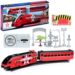 Железная дорога "Аэроэкспресс" 280см, (свет-звук) в коробке UT-B2011686-R