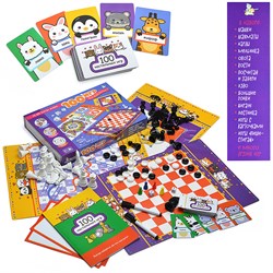 Игра настольная "100 игр для всей семьи" UT-5458