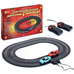 Автотрек "Параллельные гонки" (125 см.), в коробке UT-807