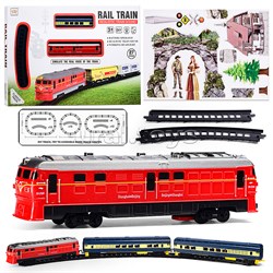 Железная дорога "Время дорог" (свет, звук)  в коробке UT-5018B