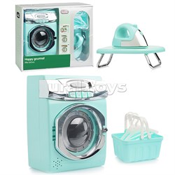 Бытовая техника "Стиральная машина" с аксессуарами, в коробке (цвет мятный) UT-A1001-4