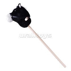 Игрушка "Лошадка" на палке (черно/белая) UT-2465/45