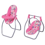 Качель для кукол металлическая, принт сладости 9397C