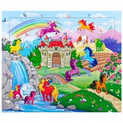 Пазл рамка с фигурными элементами Единороги П20-9359 П20-9359