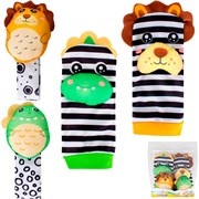 Набор погремушек 2029-2A носочки и браслеты в пак. FCJ1020738