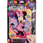Набор для творчества Кристальная мозаика 17*23 см Милая мышка МУЛЬТИ АРТ CRYST-096354 381522