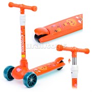Самокат 3-х кол., оранжевый, PU, ABEC 7, в коробке U038228Y