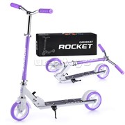Самокат 2-х колесный ROCKET,колеса PU/ 145 мм,ABEC 7, сиреневый R0092.VT