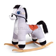 Качалка Конь Вегас, музыкальная, цвет серый 98070601