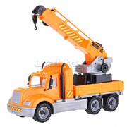 Майк, автомобиль-кран с поворотной платформой (в сеточке) 55613