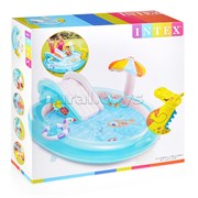 Игровой центр «Крокодильчик», 201 х 170 х 84 см, с горкой и игрушками, от 2 лет, 57165NP UT-57165NP