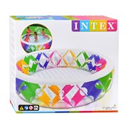 Бассейн надувной детский, 229 х 56 см, надувное дно, 56494NP INTEX UT-56494NP