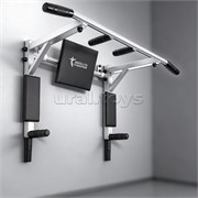 Турник Триумф Лайт белый с черными ручками UT-520120