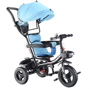 Велосипед 3-х колесный, резиновые покрышки, синий UT-5188FB-1