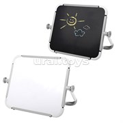 Доска знаний настольная двусторонняя (серый) UT-НДЗ/С