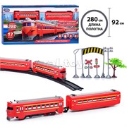Железная дорога (свет-звук, длина пути 280см.) в коробке UT-YG96613-R1