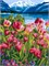 Алмазная мозаика 30*40 см (частичное заполнение) "Тюльпаны" Ам-022