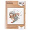 Набор для вышивания "Зимний ежик" 15 х 17 см. 8-221