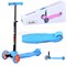 Самокат 3-х кол., голубой, PVC, ABEC 7, в коробке U038198Y
