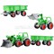 Фермер-техник, трактор-погрузчик с прицепом (в сеточке) 8817