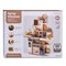 Игровой набор "Кухонный гарнитур" бежевый 88 предметов (свет, звук, пар, слив воды) в коробке 889-230