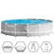 Бассейн каркасный Prism Frame, 427 х 107 см, фильтр-насос, лестница, тент, подстилка, 26720NP INTEX UT-26720NP