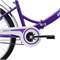Велосипед 24" Rocket City Fold 24, цвет фиолетовый, размер 16" UT-24.FOLD24.16VT.25
