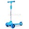 Самокат 3-х кол., синий, светящиеся колёса, PU, ABEC 7, в коробке UT-U038245Y