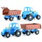 Трактор "Алтай" (синий) с прицепом №1 (в сеточке) UT-84750