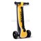 Самокат трёхколёсный ROCKET светящиеся колеса PU, дека, рулевая стойка, цвет жёлто-чёрный UT-R0200