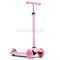Самокат 3-х колесный ROCKET,колеса PU со светом, ABEC 7, розовый UT-R0199